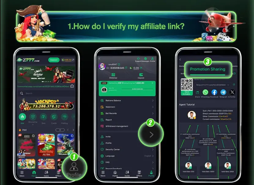 z777 game referral program