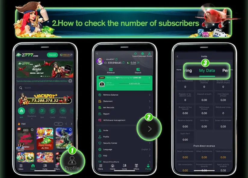 z777 game referral program