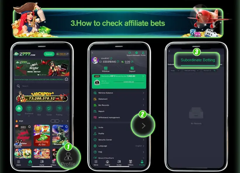 z777 game referral program